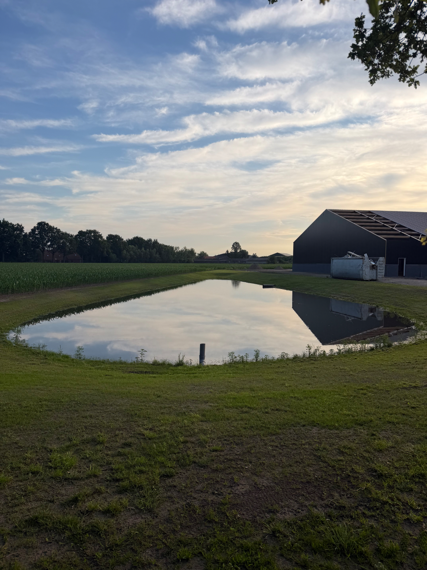 Wadi op bedrijventerrein — Na